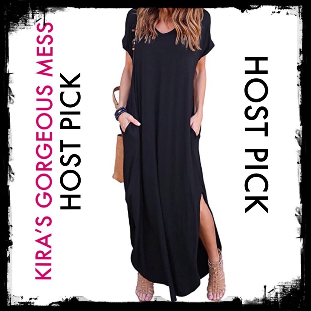 ⭐️HOST PICK⭐️🌹BNWT🌹 LONG BOHO DRESS W/ POCKETS🌹